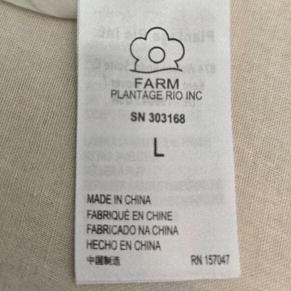 NWT Farm Rio Mixed Picnic Vibrant & Sexy Low Cut Summer Maxi Dress Size L - Picture 16 of 16